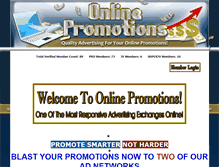 Tablet Screenshot of onlinepromotions.info